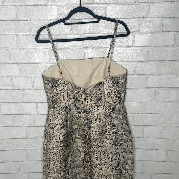 NWT Hutch Etta Ruffle Hem Pencil Print Dress - Picture 7 of 16